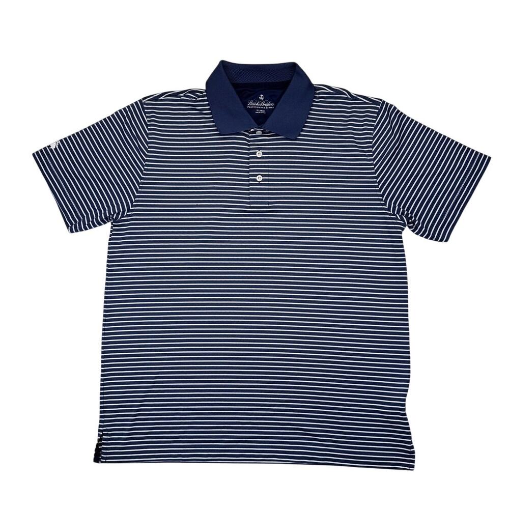 Brooks Brothers Performance Series Men's XL - Original fit Striped blue